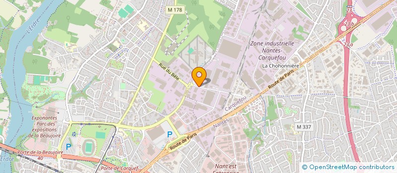 localisation de l'entreprise E-COBOT à CARQUEFOU