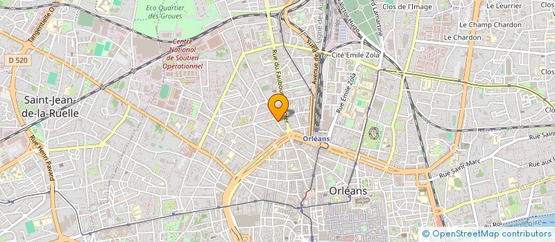localisation de l'entreprise E-COLLE à ORLEANS