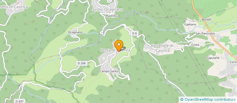 localisation de l'entreprise E.COLLECTE à PENTA-DI-CASINCA