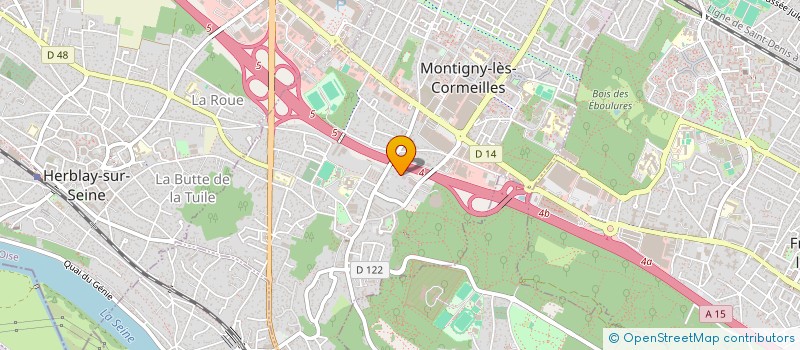 localisation de l'entreprise E.COLMANO  MONTIGNY-LES-CORMEILLES