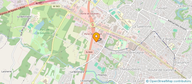 localisation de l'entreprise E.COM-AUTOS à SAINT-HERBLAIN