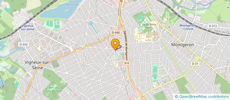 localisation de l'entreprise E.COM INTERNATIONALE à MONTGERON