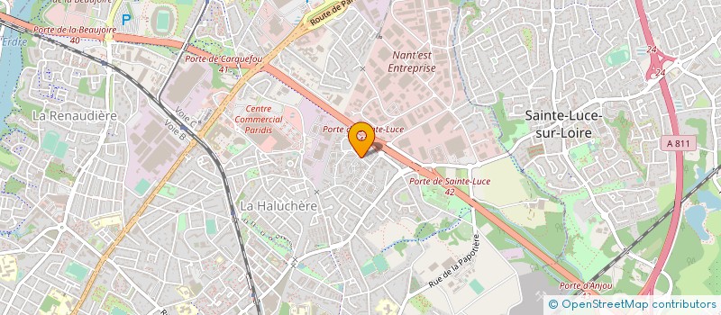 localisation de l'entreprise E.COM'PRINT à NANTES