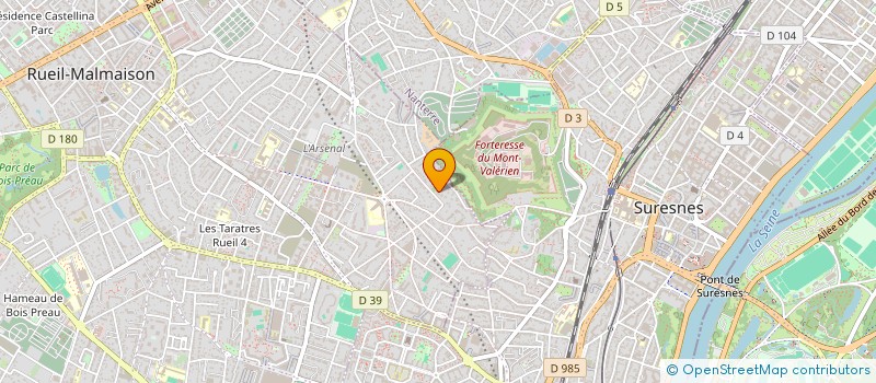 localisation de l'entreprise E.COM1517 à RUEIL MALMAISON