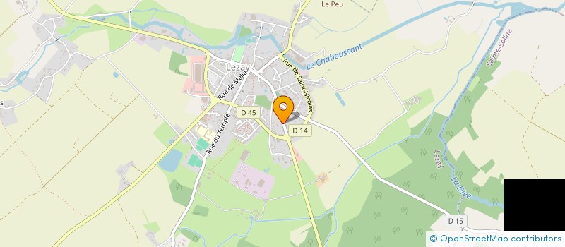 localisation de l'entreprise E-COMDEMOI à LEZAY