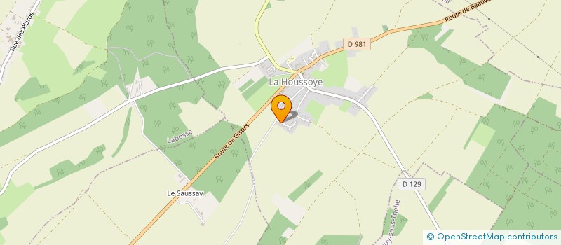 localisation de l'entreprise E-COMM  LA HOUSSOYE