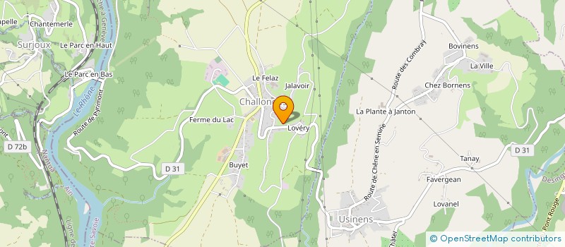 localisation de l'entreprise E-COMMERCE TOURNERY à CHALLONGES