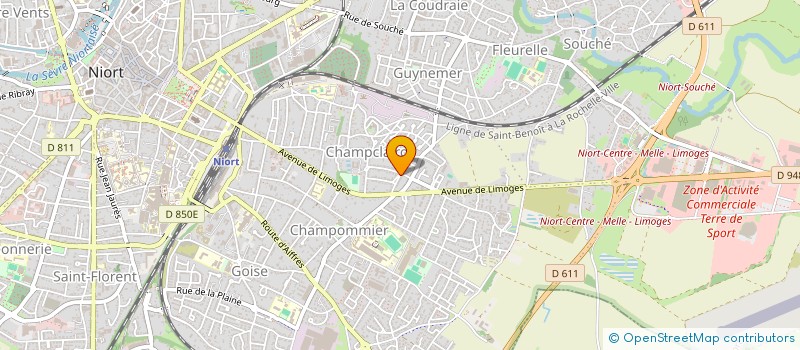 localisation de l'entreprise E-COMMERCES-JASMINE à NIORT