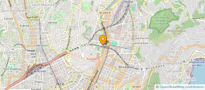 localisation de l'entreprise E-COMPAS D'OR à NICE