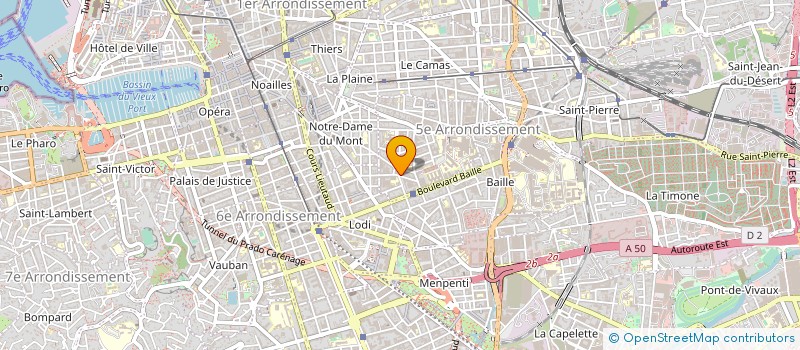 localisation de l'entreprise E-COMPETENCES à MARSEILLE