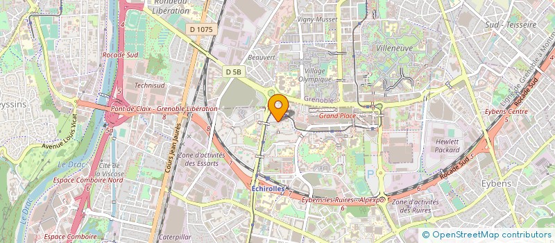 localisation de l'entreprise E CONNECT à ECHIROLLES
