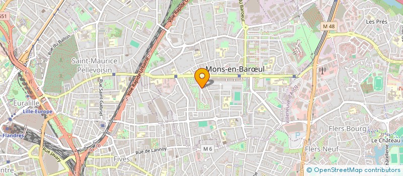 localisation de l'entreprise E-CONSULTING  MONS-EN-BARUL