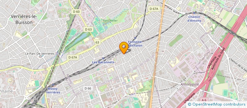 localisation de l'entreprise E-CORP à ANTONY