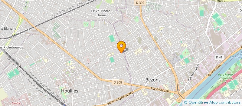 localisation de l'entreprise E-COST INGENIERIE  HOUILLES