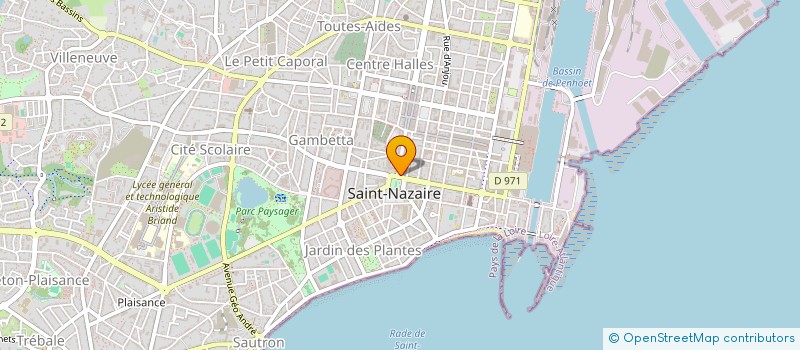 localisation de l'entreprise E CREDIT MUTUEL DE SAINT NAZAIRE CENTRE  SAINT-NAZAIRE