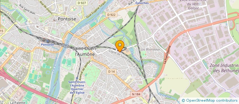 localisation de l'entreprise E.CVC.ENR à SAINT-OUEN-L'AUMONE