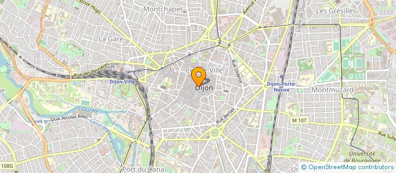 localisation de l'entreprise E.D.2M. à DIJON