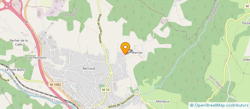 localisation de l'entreprise E.D. ASSURANCES  LA FOUILLOUSE