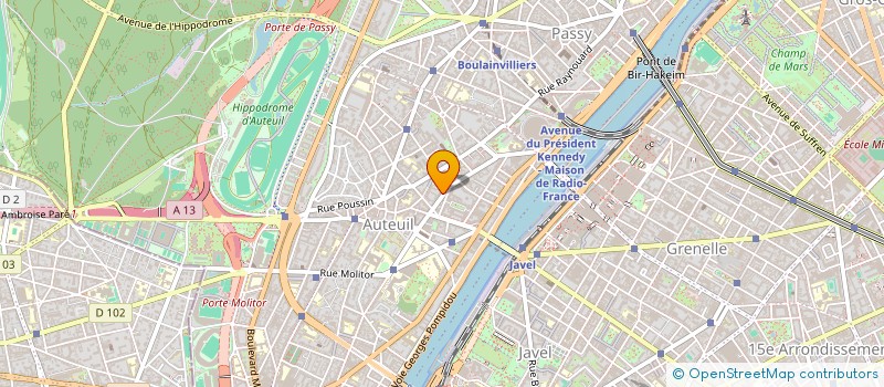 localisation de l'entreprise E.D.B CONSEILS  PARIS