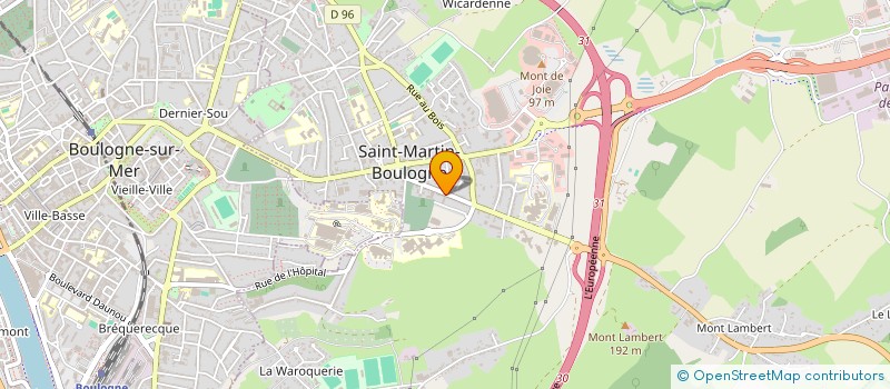 localisation de l'entreprise E.D.B. SERVICES à SAINT-MARTIN-BOULOGNE