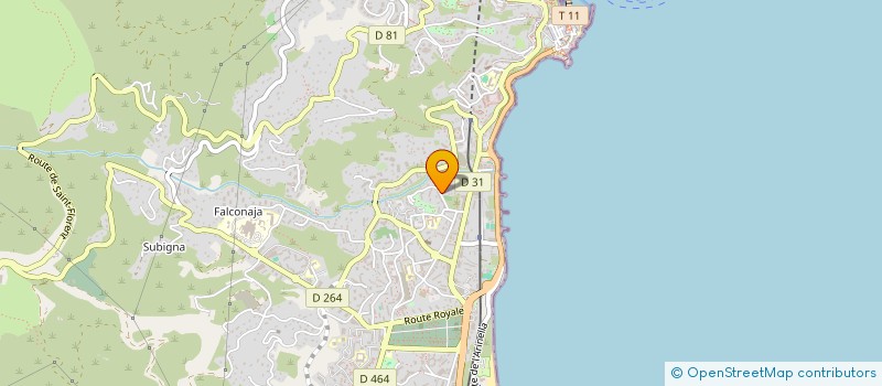 localisation de l'entreprise E.D.C à BASTIA