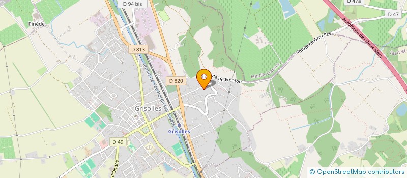 localisation de l'entreprise E.D.C. à GRISOLLES