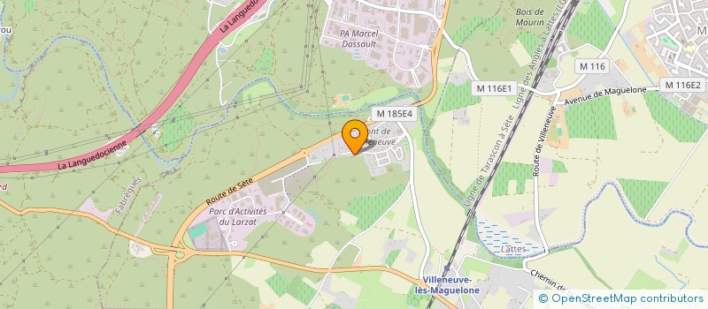 localisation de l'entreprise E.D CONCEPT  VILLENEUVE-LES-MAGUELONE