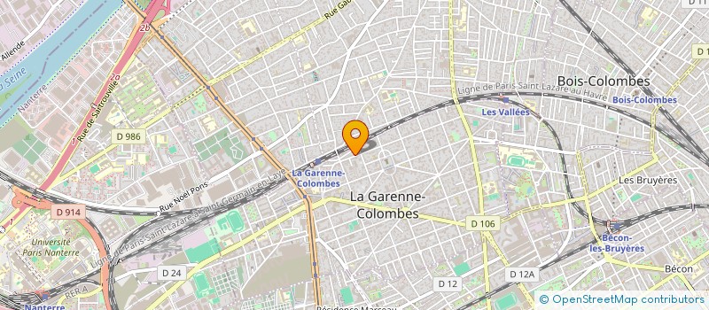 localisation de l'entreprise E.D CONSULT à LA GARENNE-COLOMBES
