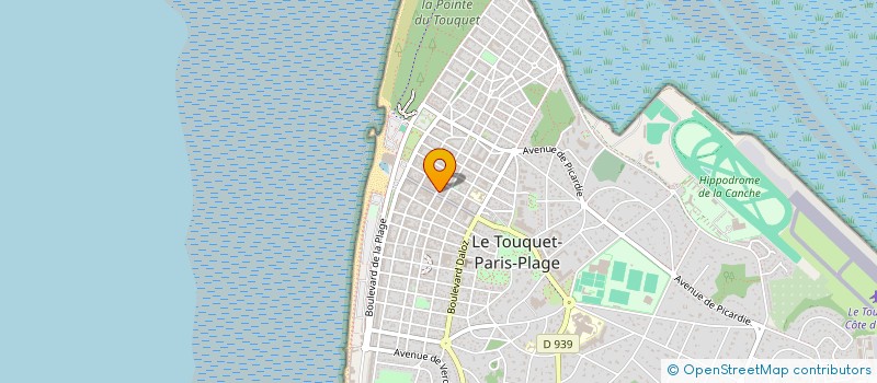 localisation de l'entreprise E.D.D. à LE TOUQUET-PARIS-PLAGE