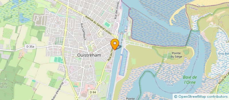 localisation de l'entreprise E D D à OUISTREHAM