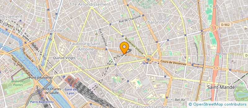 localisation de l'entreprise E.D.DISTRIBUTION  PARIS 12