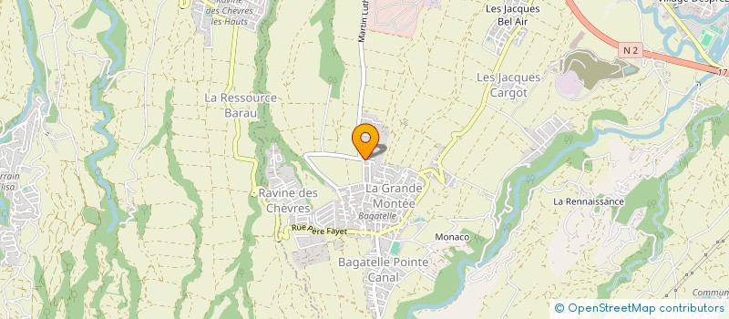 localisation de l'entreprise E.D DISTRIBUTION à SAINTE-SUZANNE