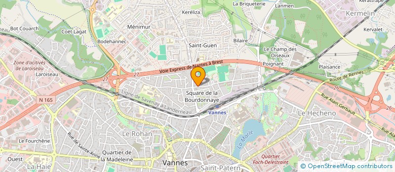 localisation de l'entreprise E.D.E à VANNES