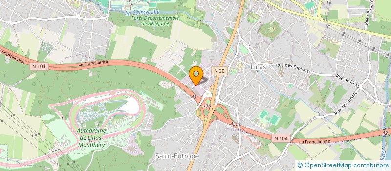 localisation de l'entreprise E D E ENTREPRISE DE DEVELOPPEMENT ELECTRONIQUE à MARCOUSSIS