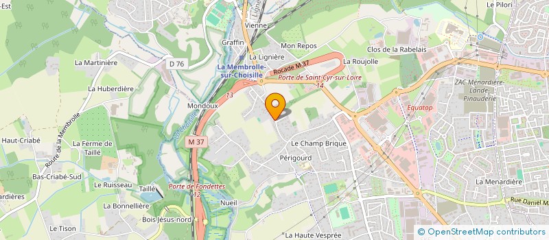 localisation de l'entreprise E.D.E.N  SAINT-CYR-SUR-LOIRE