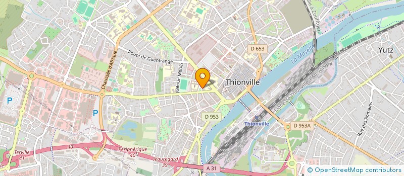 localisation de l'entreprise E.D.ELE.C à THIONVILLE