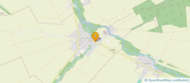 localisation de l'entreprise E.D ELECTRICITE  SAINT-MASMES