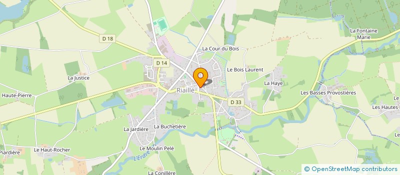 localisation de l'entreprise E.D.F.A. à RIAILLE