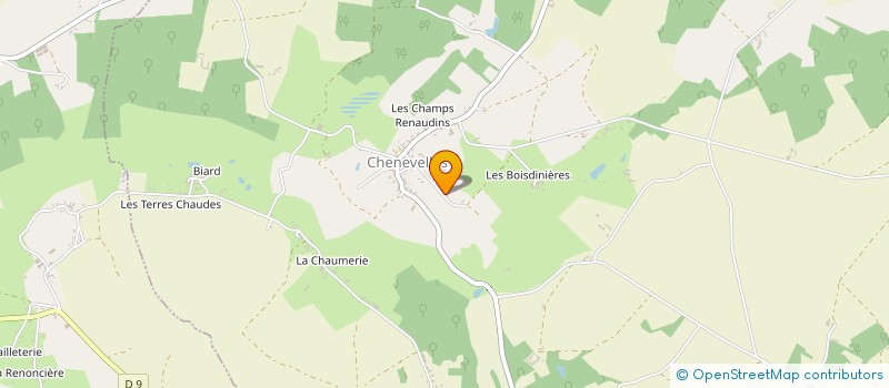 localisation de l'entreprise E&D GESTION  CHENEVELLES