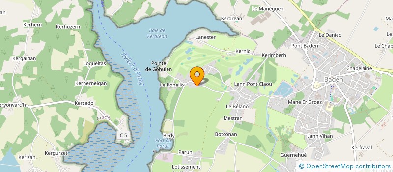 localisation de l'entreprise E.D.H. à VANNES