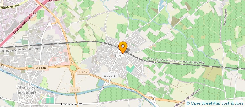 localisation de l'entreprise E.D.H. FACADES  CERS