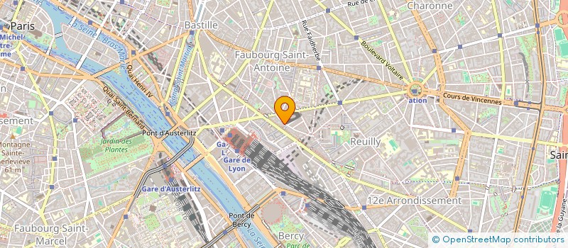 localisation de l'entreprise E.D.I.  PARIS