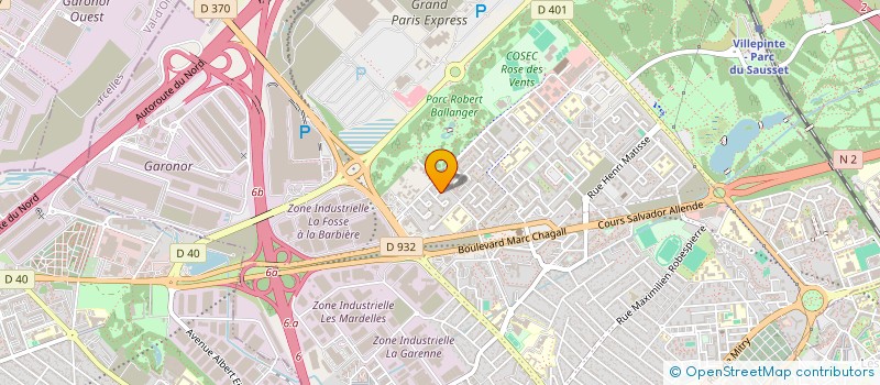 localisation de l'entreprise E.D.I à AULNAY-SOUS-BOIS
