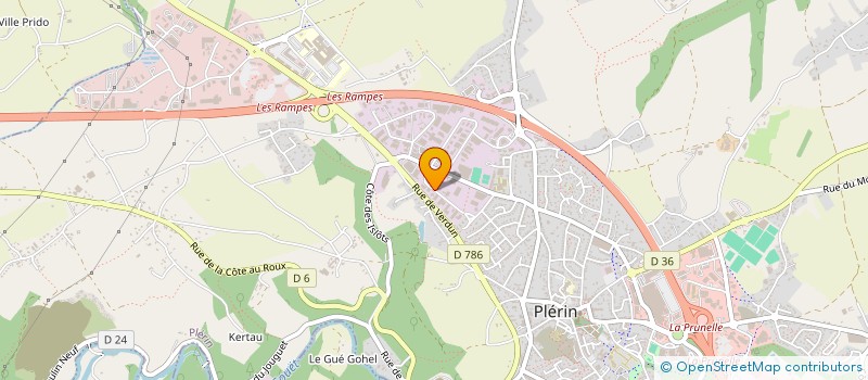 localisation de l'entreprise E.D.I.T.E.X.T. à PLERIN