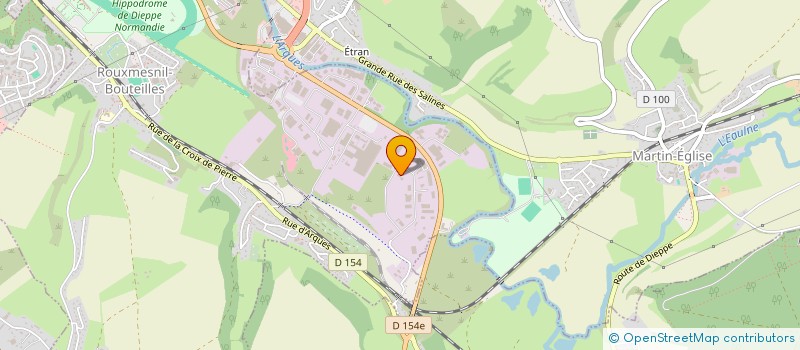 localisation de l'entreprise E.D IMMO  ROUXMESNIL-BOUTEILLES