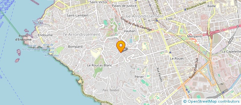 localisation de l'entreprise E.D.J.R. DEWAVRIN HOLDING à MARSEILLE
