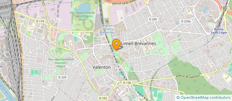 localisation de l'entreprise E.D.M. à LIMEIL-BREVANNES