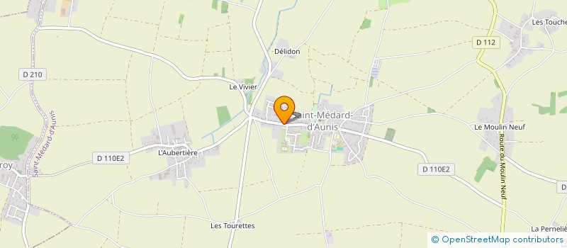 localisation de l'entreprise E.D.P AGENCEMENT  SAINT-MEDARD-D'AUNIS