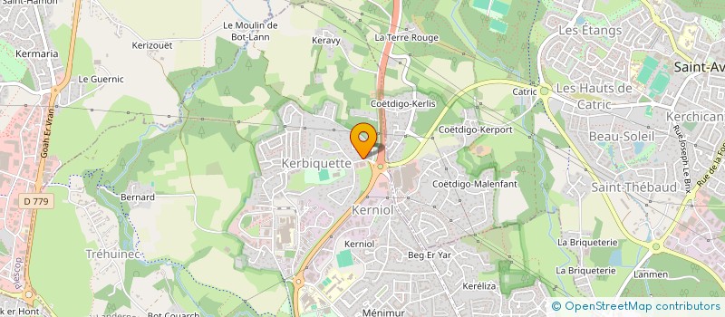 localisation de l'entreprise E D P E à VANNES