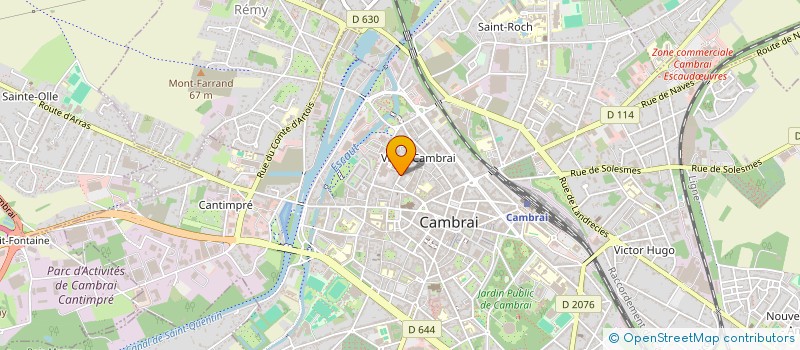 localisation de l'entreprise E.D. PATRIMOINE CONSEIL SPORT PRO à CAMBRAI